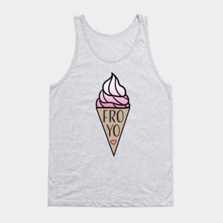 Frozen Yogurt Cone Tank Top